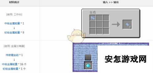 《我的世界》魔法金属初级金属能量怎么获得